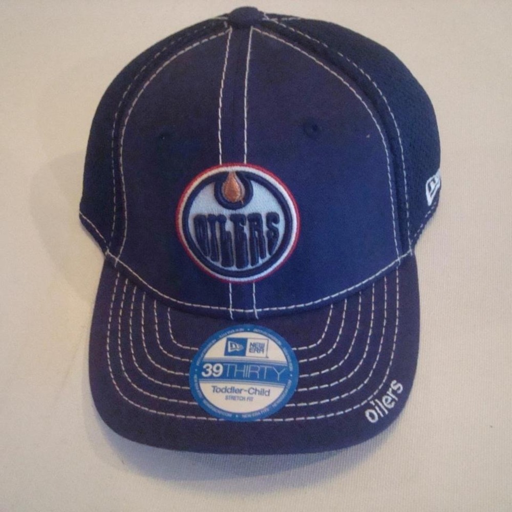 EDMONTON OILERS‎ NEW ERA CHILDS HAT CAP VINTAGE 00S Y2K Z1